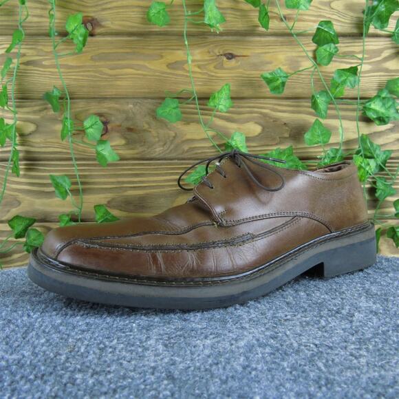 Structure‎ Men's Derby Oxfords Brown Leather Size 10.5 Medium Used 2025 - Picture 1 of 6